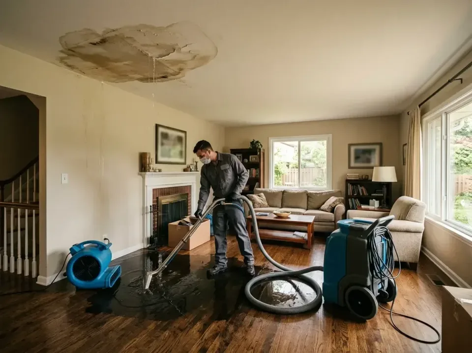 attic-pipe-burst-ceiling-drip-008 — frequently asked questions, Water Damage Restoration & Carpet Care in Villa Grove, IL